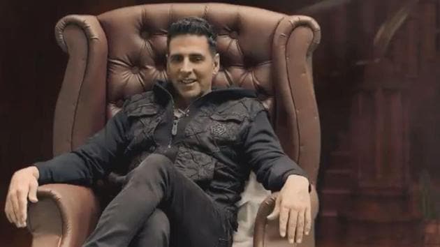 Akshay Kumar in a still from the promotional video.
