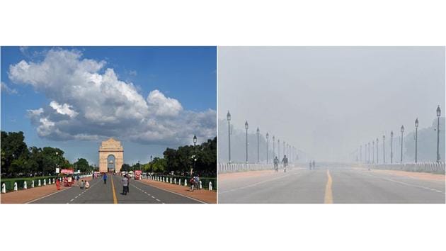 Photos: Delhi Short Of Breath; Air Quality ‘very Poor’ Despite Measures ...