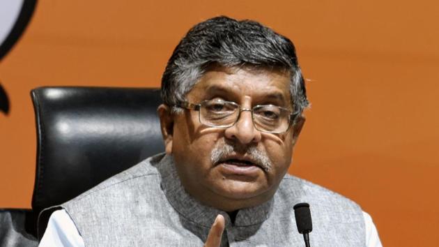 Prasad termed the vaccine promise as a ‘historical step’ and said that no opposition party should have any issues if the BJP is thinking progressively and giving priority to health care. (ANI file photo) Prasad termed the vaccine promise as a ‘historical step’ and said that no opposition party should have any issues if the BJP is thinking progressively and giving priority to health care. (ANI file photo)
