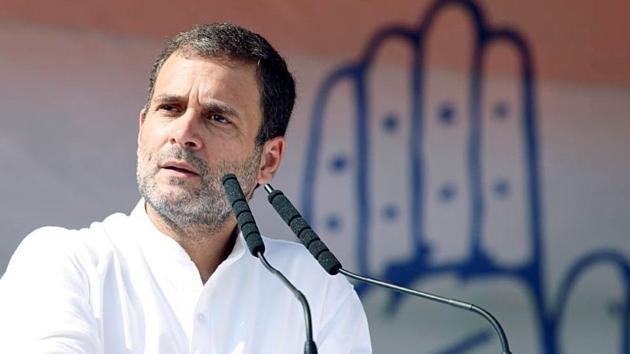 Congress leader Rahul Gandhi addresses an election rally ahead of the Bihar Assembly Elections in Hisua, Nawada on Friday, October 23, 2020. (ANI) Congress leader Rahul Gandhi addresses an election rally ahead of the Bihar Assembly Elections in Hisua, Nawada on Friday, October 23, 2020. (ANI)