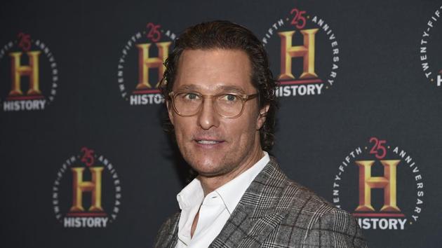 "This is not a traditional memoir, or an advice book, but rather a playbook based on adventures in my life," Matthew McConaughey said in a statement about Greenlights.(Evan Agostini/Invision/AP)