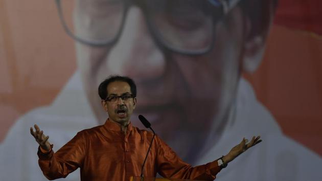 Shiv Sena chief Uddhav Thackeray.(Kunal Patil/HT Photo)