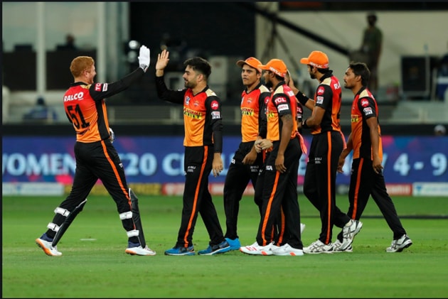 SRH players celebrate. (IPL/Twittter) 