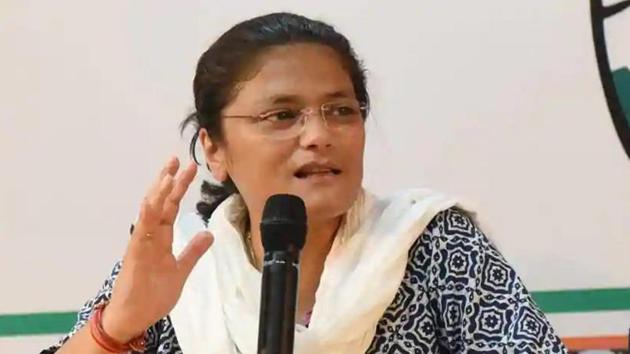 Mahila Congress president Sushmita Dev attacked finance minister Nirmala Sitharaman and her colleagues Prakash Javadekar and Harsh Vardhan for questioning the visit of the opposition leaders, including Rahul Gandhi and Priyanka Gandhi Vadra to Hathras. (HT PHOTO.) Mahila Congress president Sushmita Dev attacked finance minister Nirmala Sitharaman and her colleagues Prakash Javadekar and Harsh Vardhan for questioning the visit of the opposition leaders, including Rahul Gandhi and Priyanka Gandhi Vadra to Hathras. (HT PHOTO.)