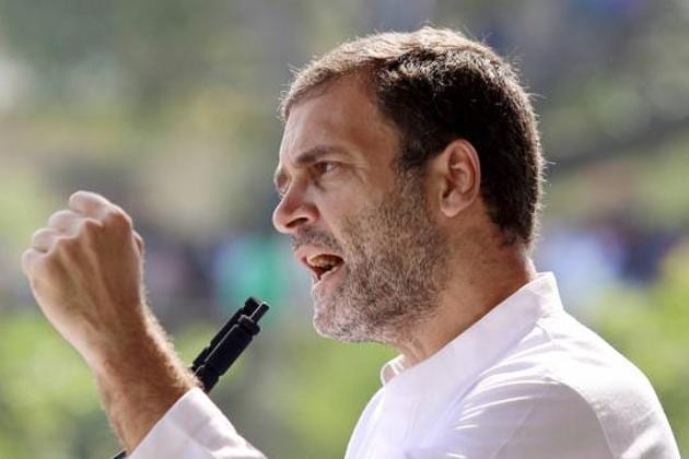 Congress leader Rahul Gandhi addresses a gathering at Hisua in Bihar’s Nawada district in this file photo. Gandhi on Sunday took a swipe at Rashtriya Swayamsevak Sangh (RSS) chief Mohan Bhagwat over his comments on China.(PTI Photo) Congress leader Rahul Gandhi addresses a gathering at Hisua in Bihar’s Nawada district in this file photo. Gandhi on Sunday took a swipe at Rashtriya Swayamsevak Sangh (RSS) chief Mohan Bhagwat over his comments on China.(PTI Photo)