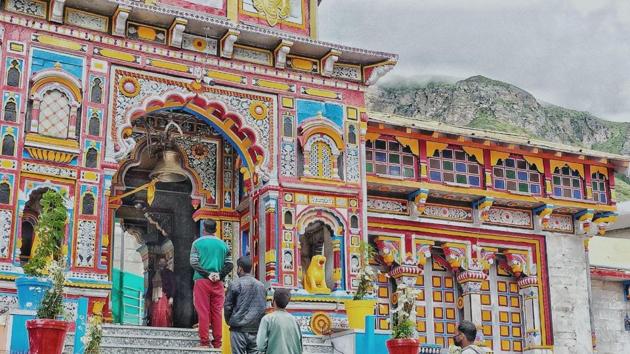 The Badrinath shrine.(HT photo)