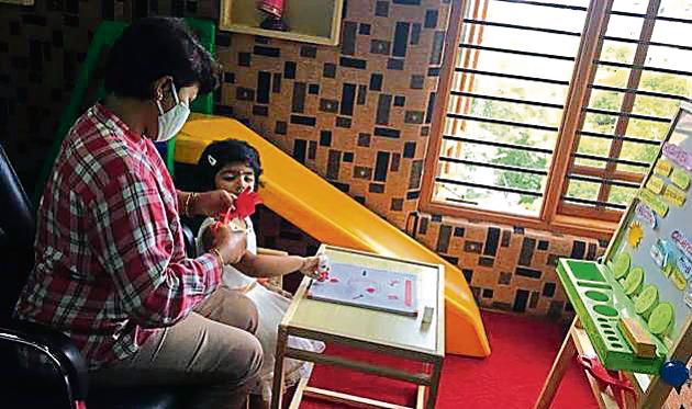 An activity session by KLAY in progress at home. (KARE@Home) An activity session by KLAY in progress at home. (KARE@Home)