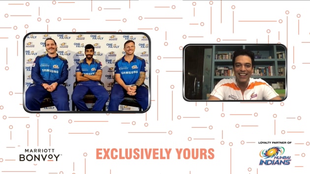 Television presenter Samir Kochhar hosted the Mumbai Indians virtual interaction with Marriott Bonvoy members