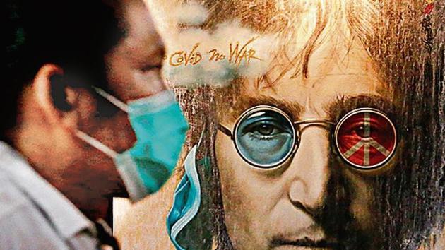 A visitor walks past painted art depicting John Lennon during an exhibition in Jakarta, Indonesia. (Reuters) A visitor walks past painted art depicting John Lennon during an exhibition in Jakarta, Indonesia. (Reuters)