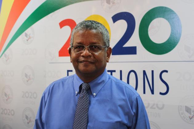 Seychelles newly elected President Wavel Ramkalawan, poses for a photo after the just concluded presidential and legislative elections in Victoria, Seychelles on October 25,2020. (AFP) Seychelles newly elected President Wavel Ramkalawan, poses for a photo after the just concluded presidential and legislative elections in Victoria, Seychelles on October 25,2020. (AFP)