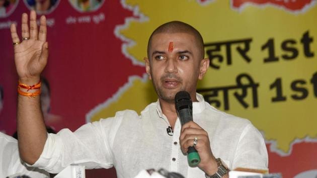 Recent days Chirag Paswan has attacked Nitish Kumar a number of times. However, he has also repeatedly expressed his admiration for Prime Minister Narendra Modi. (Parwaz Khan/HT file photo) Recent days Chirag Paswan has attacked Nitish Kumar a number of times. However, he has also repeatedly expressed his admiration for Prime Minister Narendra Modi. (Parwaz Khan/HT file photo)