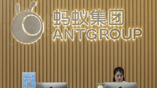 The Ant Group’s Shanghai stock was priced at 68.8 yuan (USD 10.26) each, while its Hong Kong stock is priced at 80 Hong Kong dollars apiece (USD 10.32), according to filings on Monday.(Bloomberg file photo)