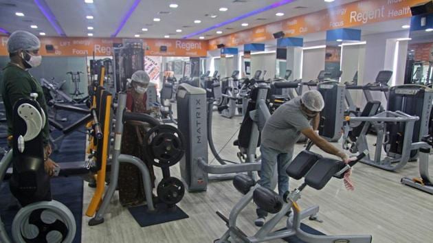 From allowing limited members entry for a particular period to disinfection of equipment after every session are some measures which gym owners are implementing (HT PHOTO) From allowing limited members entry for a particular period to disinfection of equipment after every session are some measures which gym owners are implementing (HT PHOTO)