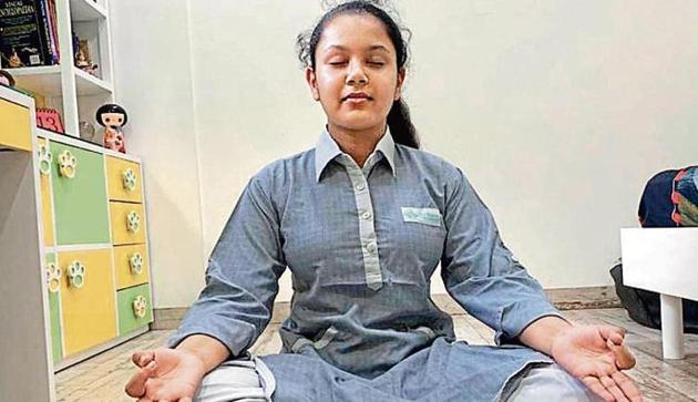 Meditation is considered the best way to fight depression, writes Kamya Agarwal (above), a Class 9 student of Bal Bharati Public School, GRH Marg(HT) Meditation is considered the best way to fight depression, writes Kamya Agarwal (above), a Class 9 student of Bal Bharati Public School, GRH Marg(HT)