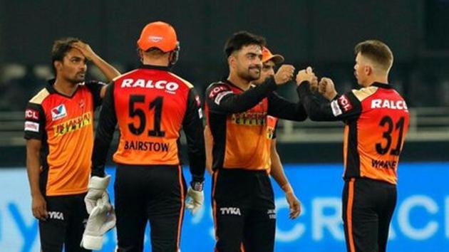 Photo of Sunrisers Hyderabad from an IPL 2020 match in UAE (IPL/Twitter) Photo of Sunrisers Hyderabad from an IPL 2020 match in UAE (IPL/Twitter)
