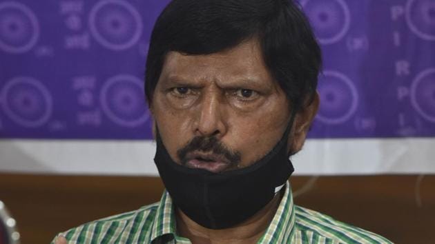 Union minister Ramdas Athawale.(HT Photo)