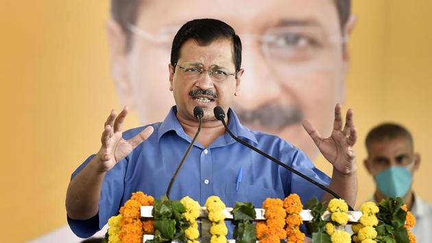 Chief Minister of Delhi Arvind Kejriwal at the inauguration of a Waste to Power Plant at Ghazipur Poultry Market in New Delhi.(Ajay Aggarwal /HT PHOTO) Chief Minister of Delhi Arvind Kejriwal at the inauguration of a Waste to Power Plant at Ghazipur Poultry Market in New Delhi.(Ajay Aggarwal /HT PHOTO)