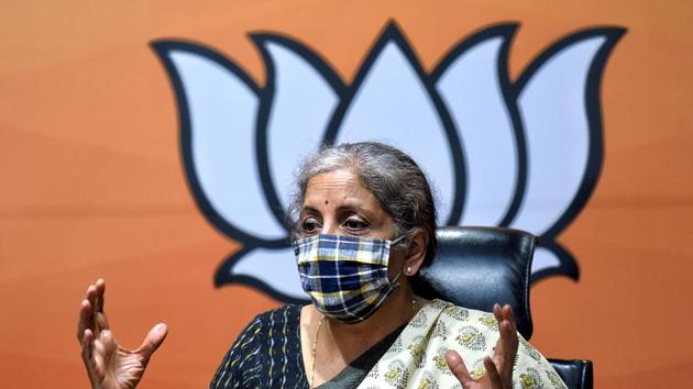 The focus of the government is on public spending to boost economic activity, Sitharaman said(ANI) The focus of the government is on public spending to boost economic activity, Sitharaman said(ANI)