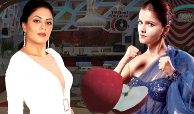 Bigg Boss 14 promo: Kavita Kaushik and Rubina Dilaik got into a heated argument over cutting fruits.