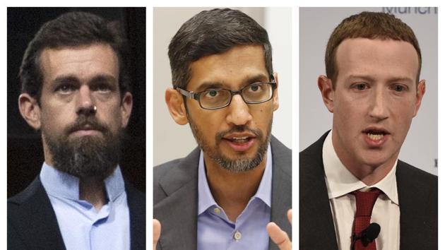 With the election looming, Republicans led by President Donald Trump have thrown a barrage of grievances at Big Tech’s social media platforms, which they accuse without evidence of deliberately suppressing conservative, religious and anti-abortion views.(AP file photo) With the election looming, Republicans led by President Donald Trump have thrown a barrage of grievances at Big Tech’s social media platforms, which they accuse without evidence of deliberately suppressing conservative, religious and anti-abortion views.(AP file photo)