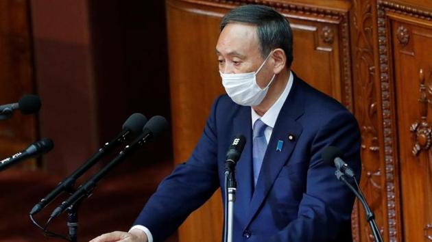 Japanese Prime Minister Yoshihide Suga.(Reuters Photo) Japanese Prime Minister Yoshihide Suga.(Reuters Photo)