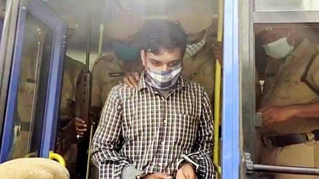 Sanjay Kumar Yadav from Noorpur village in Begusarai district of Bihar was sentenced to death by a Warangal court for the murder of nine migrant workers belonging to West Bengal and Tripura at Gorrekunta village of Warangal Rural district on May 21.(ANI PHOTO.) Sanjay Kumar Yadav from Noorpur village in Begusarai district of Bihar was sentenced to death by a Warangal court for the murder of nine migrant workers belonging to West Bengal and Tripura at Gorrekunta village of Warangal Rural district on May 21.(ANI PHOTO.)