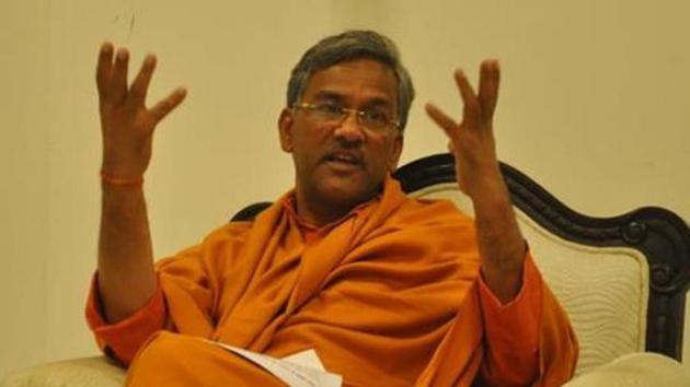 The Uttarakhand High Court on Tuesday ordered the CBI to probe allegations that Trivendra Singh Rrawat took bribes from a man in Jharkhand in 2016 before he became the Chief Minister.(HT FILE PHOTOR)