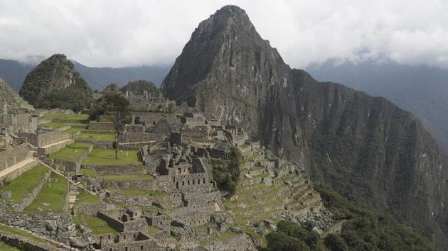 The Machu Picchu archeological site is devoid of tourists while it's closed amid the COVID-19 pandemic, in the department of Cusco, Peru, Tuesday, Oct. 27, 2020. Currently open to maintenance workers only, the world-renown Incan citadel of Machu Picchu will reopen to the public on Nov. 1.(AP)