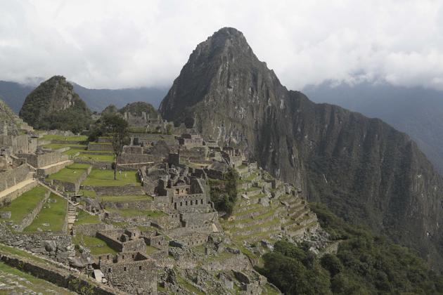 The Machu Picchu archeological site is devoid of tourists while it's closed amid the COVID-19 pandemic, in the department of Cusco, Peru, Tuesday, Oct. 27, 2020. Currently open to maintenance workers only, the world-renown Incan citadel of Machu Picchu will reopen to the public on Nov. 1. (AP Photo/Martin Mejia) (AP)
