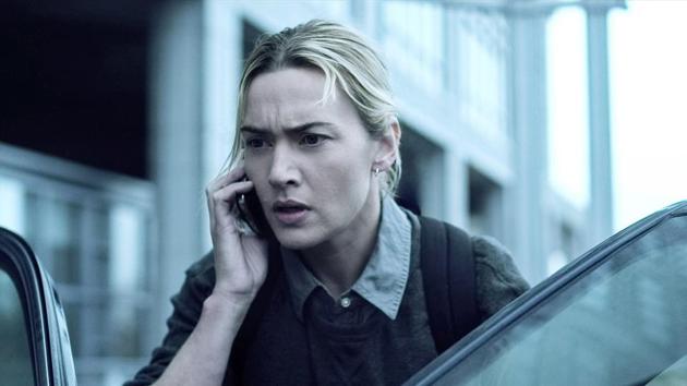 Kate Winslet in a still from Contagion.