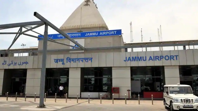 Flight operations from the Jammu airport were affected due to the fire.(HT FiLE PHOTO)