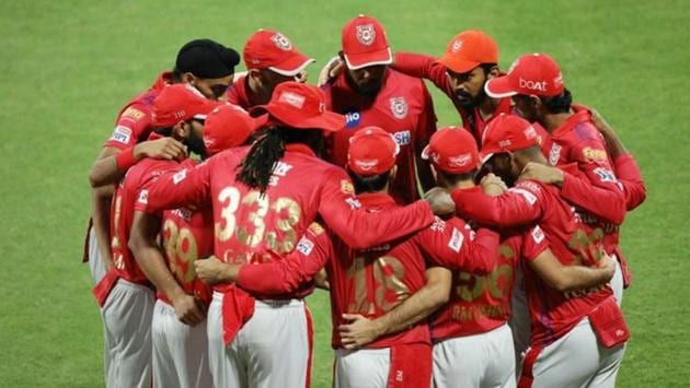 Photo of Kings XI Punjab team from an IPL 2020 match in UAE(Twitter) Photo of Kings XI Punjab team from an IPL 2020 match in UAE(Twitter)