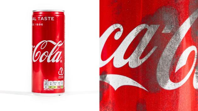 A can of Coca-Cola, part of Lewis Bush’s weekly shopping. “During my weekly shop, and when receiving deliveries by post, I handled everything with latex gloves, relaying these items to an improvised fingerprinting lab in my home,” said Lewis. (Lewis Bush)