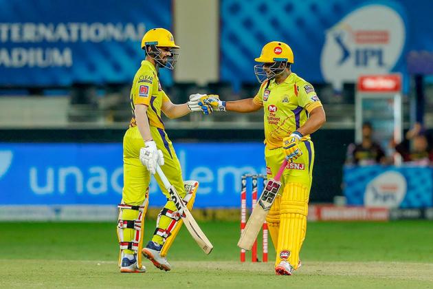Dubai: Ambati Rayadu of CSK during Indian Premier League (IPL) match between the Chennai Super Kings and the Kolkata Knight Riders, at the Dubai International Cricket Stadium in Dubai, Thursday, Oct. 29, 2020. (PTI Photo/Sportzpics for BCCI)(PTI29-10-2020_000219B) (PTI)