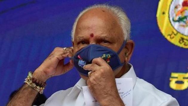 Karnataka Chief Minister BS Yediyurappa is likely to address a poll rally in RR Nagar also, before the curtains come down on campaigning 48 hours before polls.(PTI PHOTO.) Karnataka Chief Minister BS Yediyurappa is likely to address a poll rally in RR Nagar also, before the curtains come down on campaigning 48 hours before polls.(PTI PHOTO.)