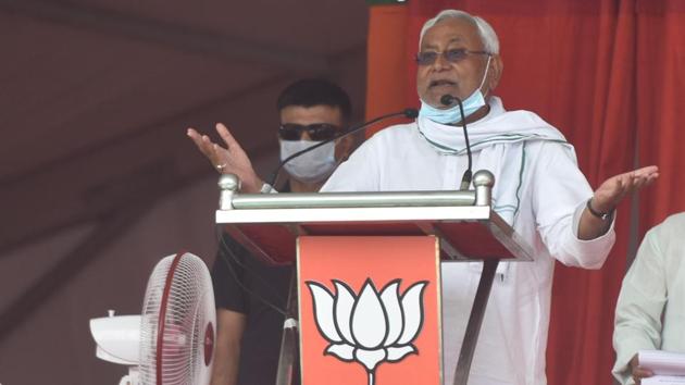 Organisationally never as strong as the BJP or the RJD, the JD(U) has relied on the “sushashan babu” image of Kumar to power its politics, and it is this mojo of the chief minister, which has dimmed now, critics say(Hindustan Times photo) Organisationally never as strong as the BJP or the RJD, the JD(U) has relied on the “sushashan babu” image of Kumar to power its politics, and it is this mojo of the chief minister, which has dimmed now, critics say(Hindustan Times photo)
