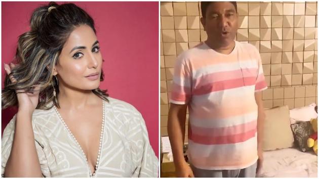 Hina Khan’s father has an important lesson for her.