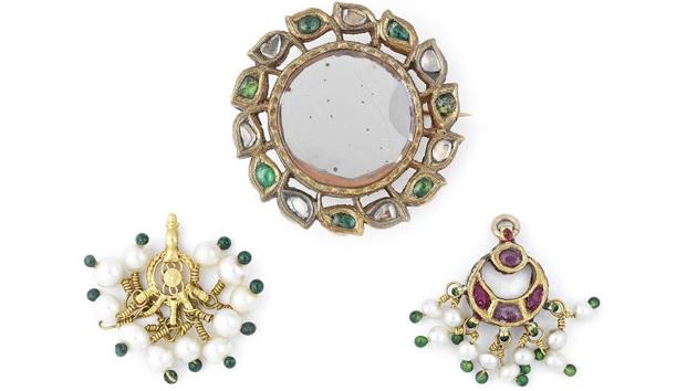 ewellery once owned by Maharani Jindan Kaur are among several Indian artefacts sold in auction(Photo courtesy: Bonhams)