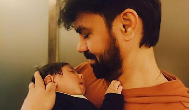 Gaurav Chopraa with his son, Prince Chopra.