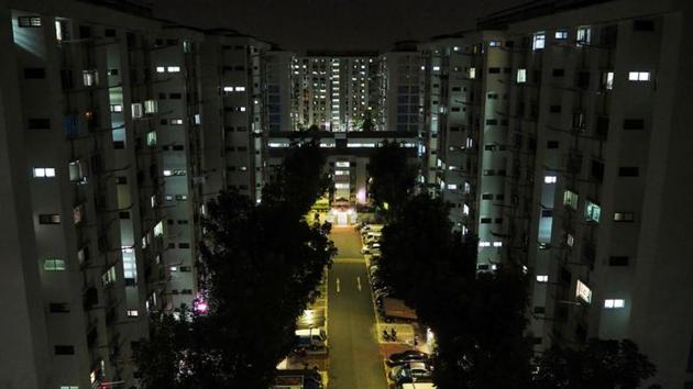 Blocks of public housing flats are pictured in Yishun, Singapore, October 28, 2020.(REUTERS)