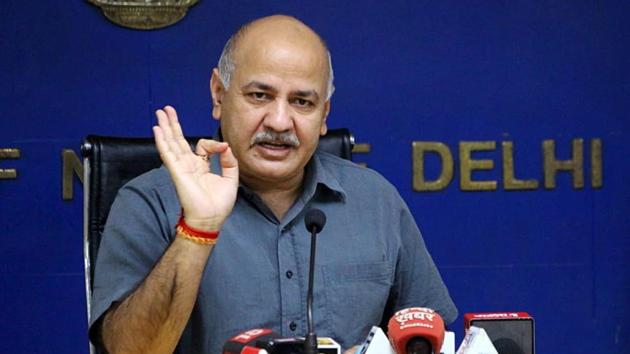 Delhi Deputy CM Manish Sisodia speaking to media during a press conference in New Delhi.(ANI File Photo) Delhi Deputy CM Manish Sisodia speaking to media during a press conference in New Delhi.(ANI File Photo)