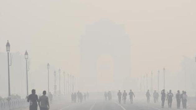 Delhi recorded an AQI of 381 at noon. The 24-hour average AQI was 395 on Thursday (Arvind Yadav/HT file photo). Delhi recorded an AQI of 381 at noon. The 24-hour average AQI was 395 on Thursday (Arvind Yadav/HT file photo).