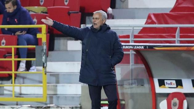 Tottenham Hotspur manager Jose Mourinho.(REUTERS) Tottenham Hotspur manager Jose Mourinho.(REUTERS)