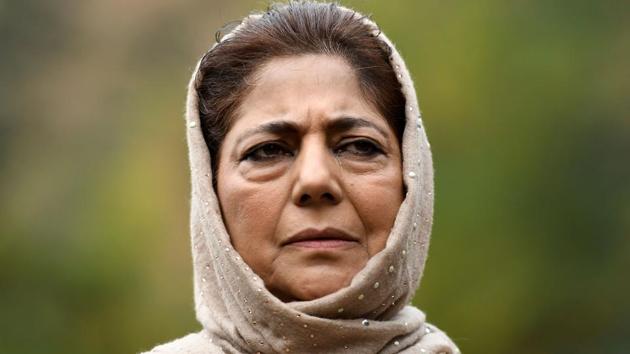 Former chief minister of Jammu and Kashmir Mehbooba Mufti.(File photo) Former chief minister of Jammu and Kashmir Mehbooba Mufti.(File photo)