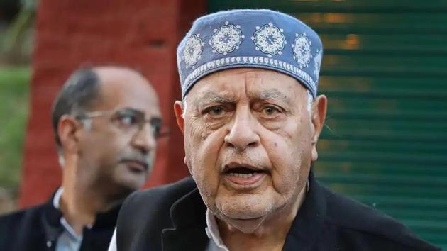 The NC leaders were not allowed to march towards Raj Bhawan in Jammu.(HT File) The NC leaders were not allowed to march towards Raj Bhawan in Jammu.(HT File)