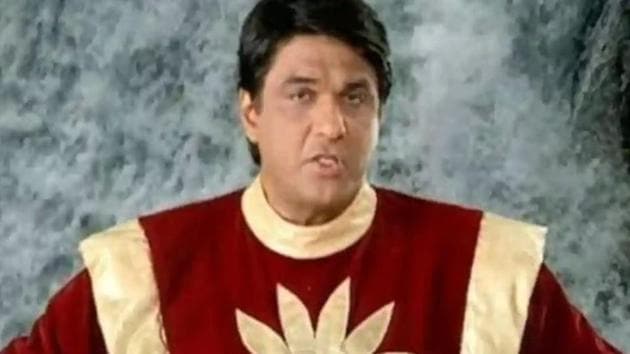 Mukesh Khanna as Shaktimaan.