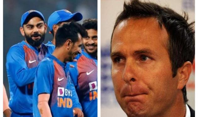 File image of Virat Kohli’s Indian team (left) and Michael Vaughan (right).(HT Collage)