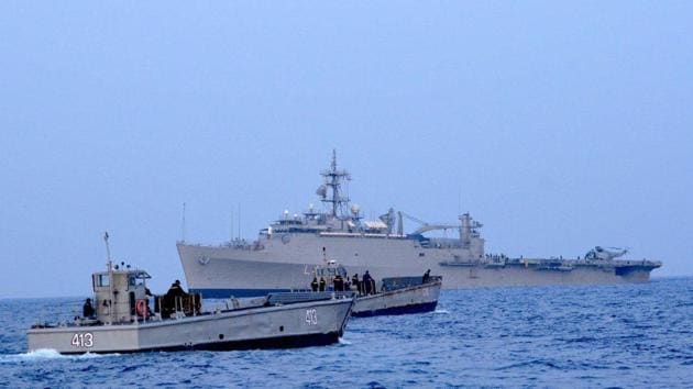 India has one dedicated amphibious brigade spread between Thiruvananthapuram and the Andaman and Nicobar Islands Command in Port Blair(Indian Navy)