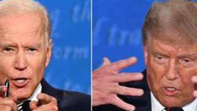 Donald Trump and Joe Biden both spent Friday crisscrossing the Midwest, the hardest-hit part of the nation in the latest surge of virus cases. (AFP) Donald Trump and Joe Biden both spent Friday crisscrossing the Midwest, the hardest-hit part of the nation in the latest surge of virus cases. (AFP)