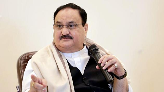Nadda clarified that the BJP’s promise of 1.9 million jobs means creating 1.9 million opportunities for employment adding that a person in Bihar would not only be employed but provide employment to others.(ANI file photo)